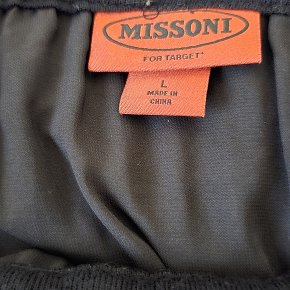 Missoni Black Pleated Midi Skirt size  L - Picture 8 of 10
